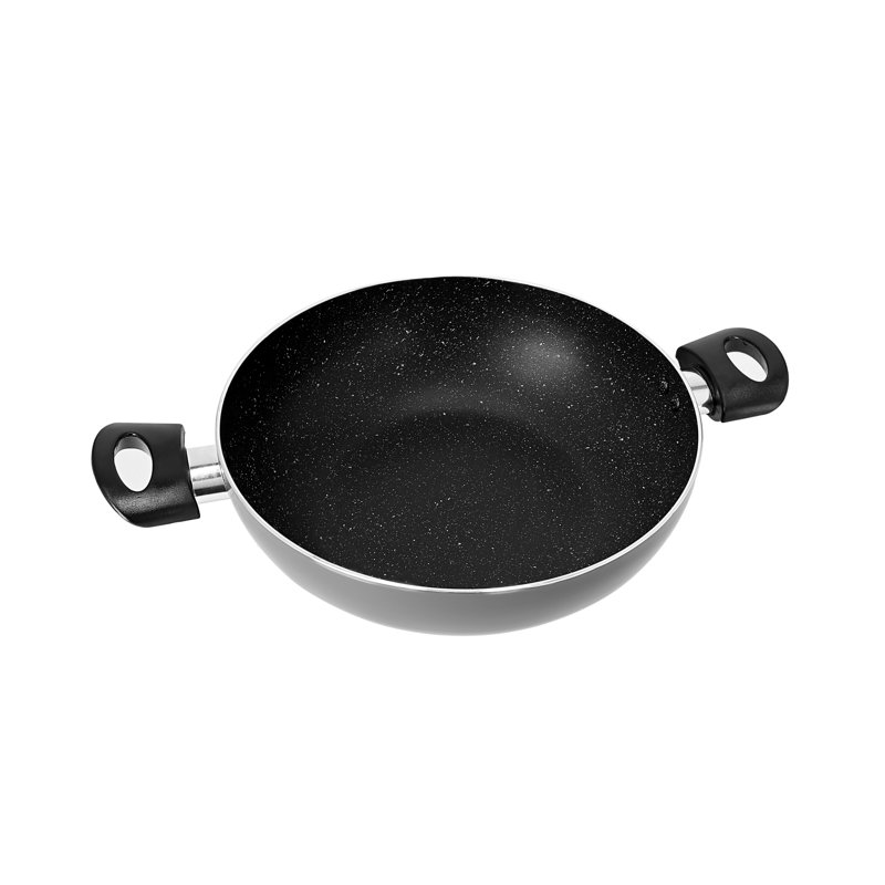 Belfry Kitchen Roche Non-Stick Aluminum Wok with Lid