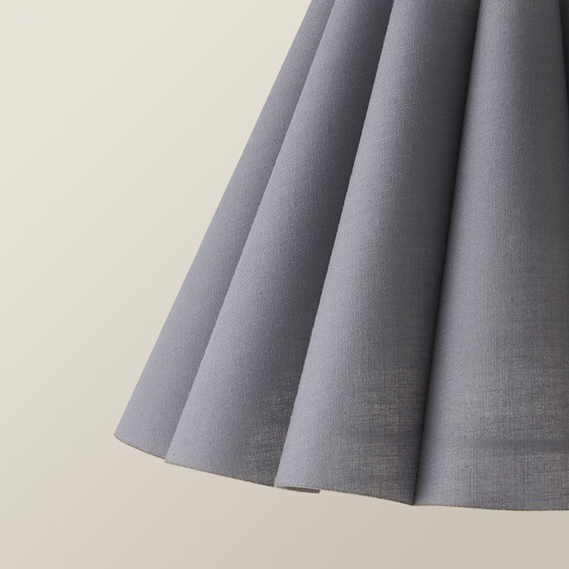 15.5cm H Linen Blend Empire Lamp Shade ( Slip-On ), Grey
