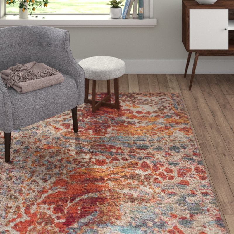 Milani Abstract Hand Woven Area Rug, Rectangle 122 x 183 cm