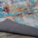 Abstract Area Rug in Blue