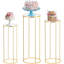 Supports cylindriques pour la fête, socle cylindrique 3 pièces, support de table de gâteau Cilindros Para Fiestas