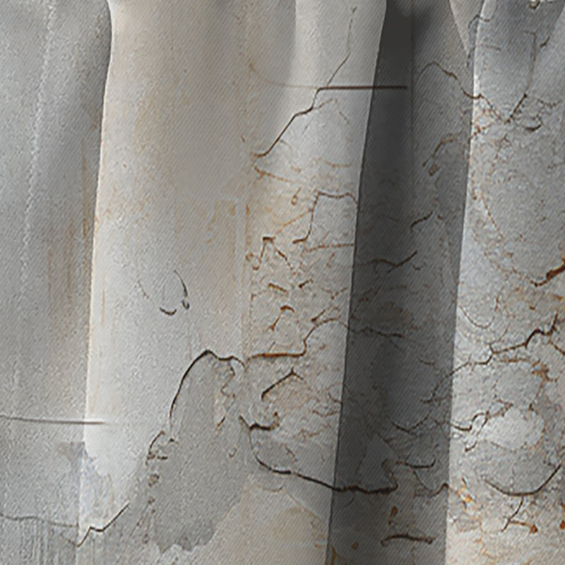 Abstrait Assemblage abstrait I - Rideau abstrait occultant Collages abstraits - 1 panneau, L 52 po x L 120 po