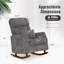 Chaise berçante moderne avec revêtement ergonomique gris avec poche-1792069341-1792069331