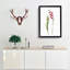 Pink Gladiolus Flowers by Pierre-Joseph Redoute - Picture Frame Painting Print-55584168-55584169