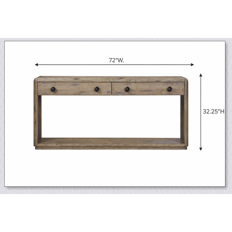 Console English Knotty Oak