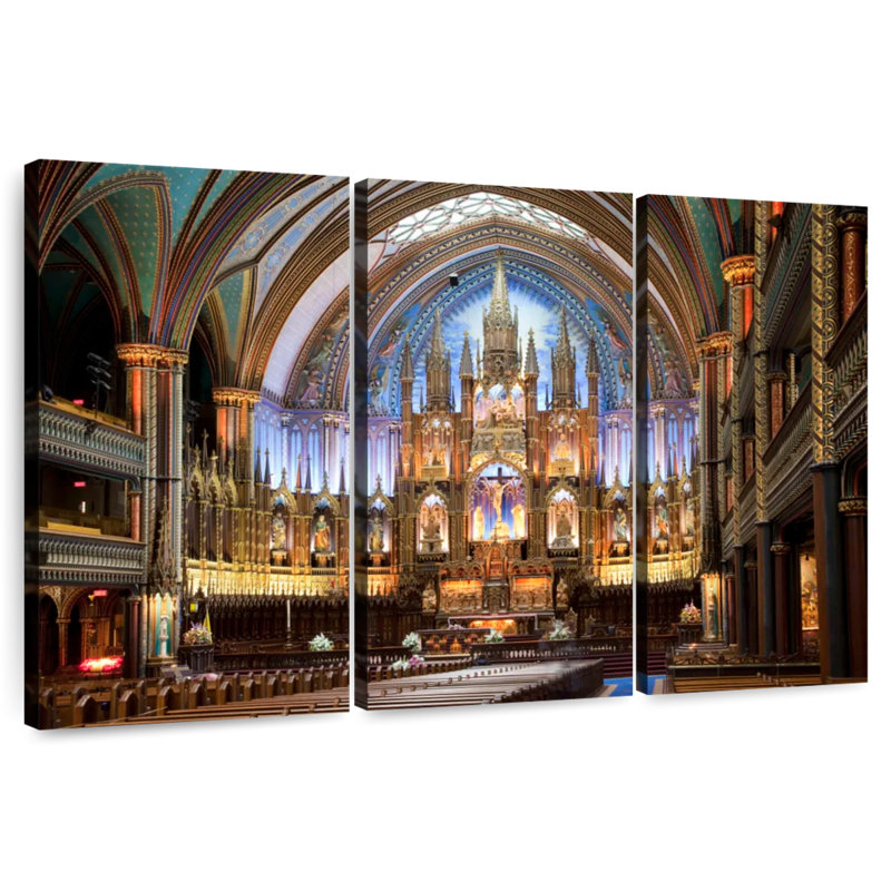 Adella Notre Dame Montreal Cathedral, 28" H x 45" W