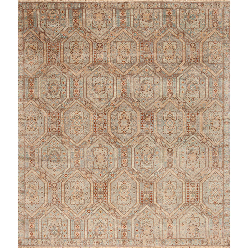 Radiance Co Hand Knotted Wool Area Rug, Sample 2' x 3'