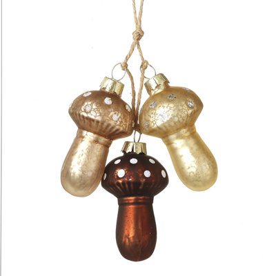 6cm Glass Hanging Figurine Ornament