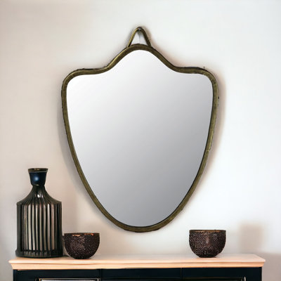 Miroir d'appoint en laiton 9 po Jobe