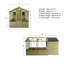 Mercia 12 x 6ft Traditional Apex Greenhouse/Shed Combi-66343594