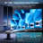 Projector with WiFi and Bluetooth,1080P FHD,Auto Focus & Keystone, Zoom,Home Theater Projector for martphones/TV Stick/PS5/Laptop/USB