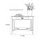Console moderne en bois noir minimaliste-647109014