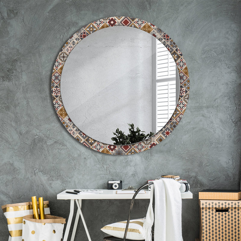 Huldar Glass Flat Wall Mirror