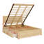 Lit plateforme en bois avec rangement et tiroirs Shanque-180322641-117983664