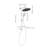 Showerspas Shower System, With 10" Rain Showerhead, 4-Function Hand Shower, Adjustable Slide Bar And Soap Dish-122404590