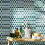 Hudson 1" x 1" Porcelain Honeycomb Mosaic Wall & Floor Tile-335999848