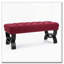 Banc de repose-pieds capitonné à boutons Hilton-1082029037