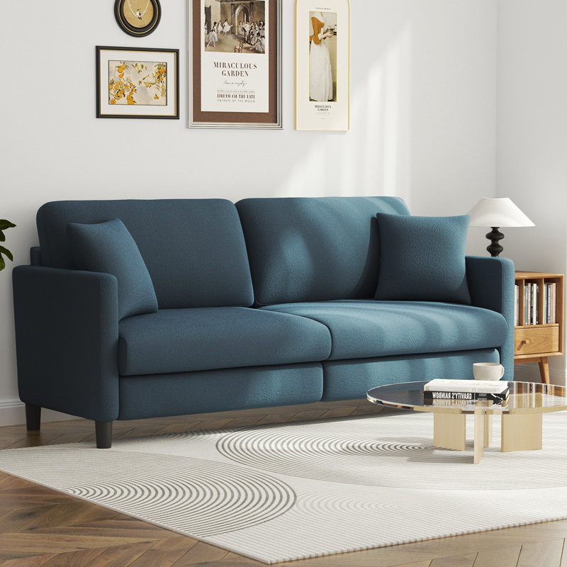 Nurith 3 Seater Sofa, Blue/Gray