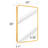 Donko Metal Rectangle Wall Mirror-484743774-484743772