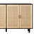 Elegant 4-Door Cabinet, Black - For Bedroom, Living Room, Office, Materials, Spacious Storage, Adjustable Shelf, Easy Assembly And Maintenance Procedures Decorative Chest Stylish For Different Areas,-425130328