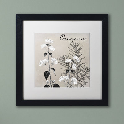 «Flowering Herbs II» par Jadaya, impression encadrée