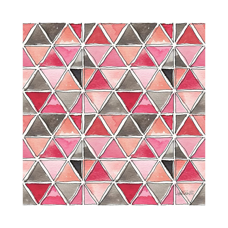 Chic Accents Pattern VA by Anne Tavoletti - Wrapped Canvas Print, 66.04cm H x 66.04cm W x 1.905cm D