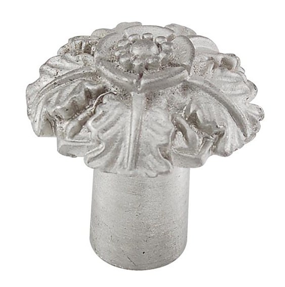 Carlotta Novelty Knob, Satin Nickel, 1.125" H x 1.125" W x 1.25" D