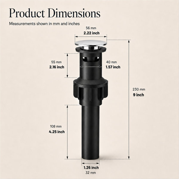 Dimensions du produit