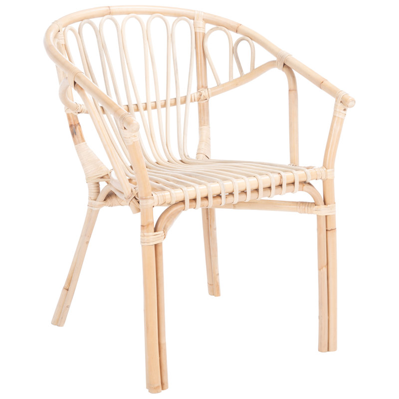 Fauteuil noir Ozias Windsor, Naturel