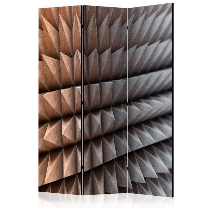 Bellow 172cm H Solid Wood Folding Room Divider, 3