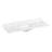 60" Engineered Stone Bathroom Vanity Top with Rectangular Undermount Ceramic Sink and Backsplash-135053822