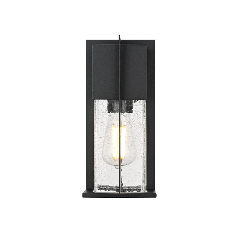 Stefani 5 Inch Outdoor Wall Sconce in Black