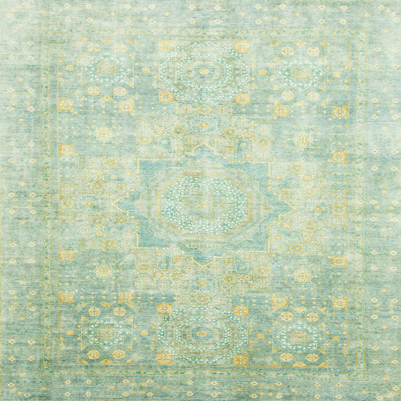 Abstract Indoor Rug, Square 3'