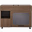 Enceinte de litière polyvalente 2 en 1 pour chat, table d'appoint moderne avec rangement, armoire latérale pour buffet