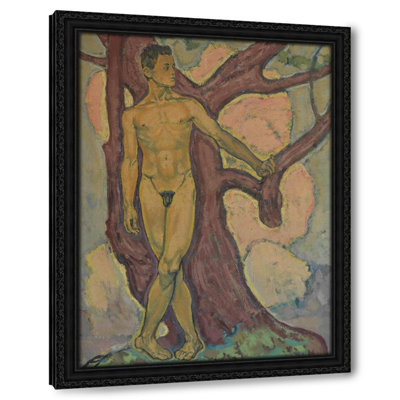 Single Picture Frame Rectangle Print On Black