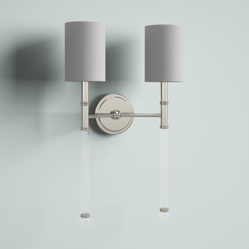 Nazario 2 - Light Dimmable Wallchiere in Polished Nickel, Polished Nickel