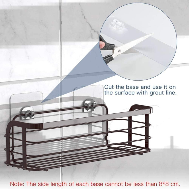 Hatten Adhesive Stainless Steel Shower Caddy