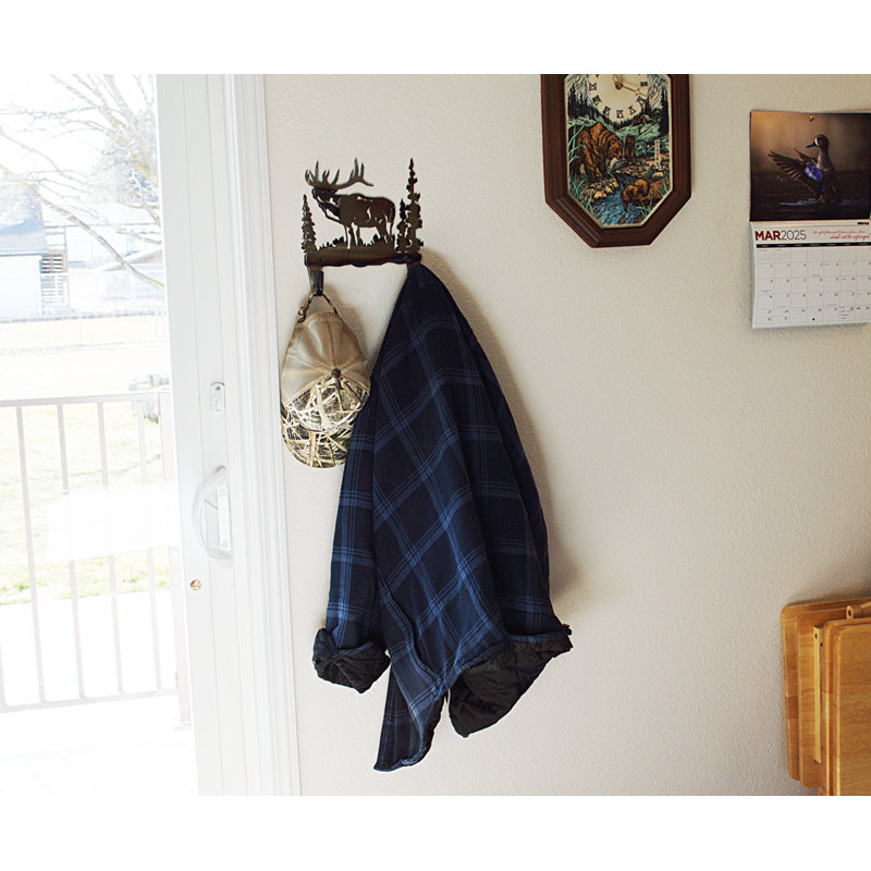 ELK SIDE VIEW TOWEL HOOK