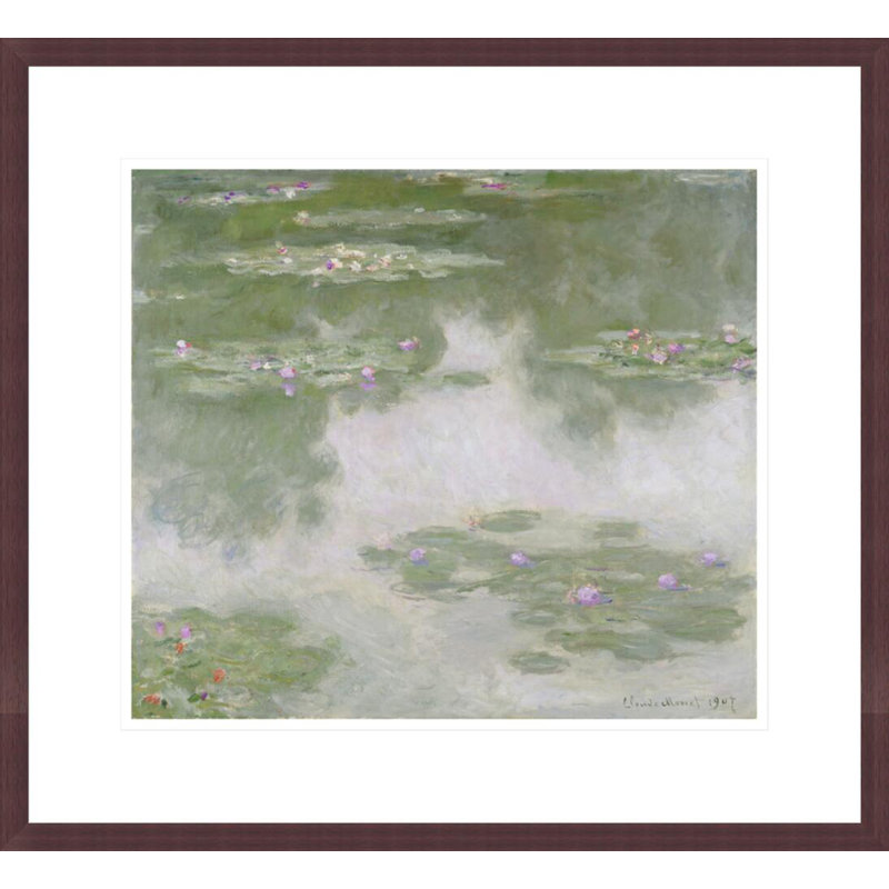 «Nympheas Water Landscape» par Claude Monet, impression giclée sur cadre, H 17,75 po x l 19,4 po
