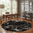 Latitude Run® Column Nikica Rug White and Silver-1959603198