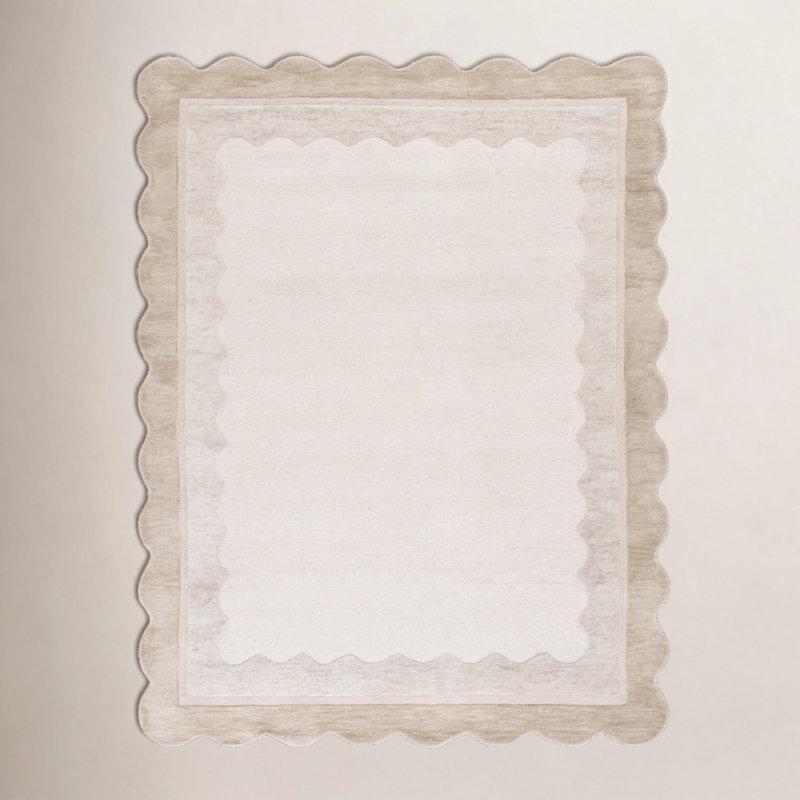 Hand-Tufted Wool Striped Outdoor Rug, Rectangle 8' x 10'