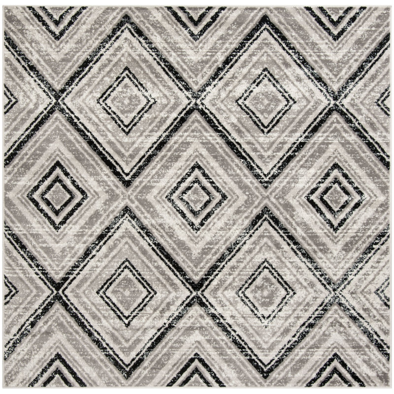 Tapis performance géométrique Coghill, Carré 8 pi