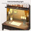 Computer Desk with Power Outlet-101528325