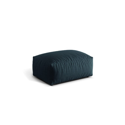 Carlens 65cm Wide Solid Colour Pouffe Ottoman