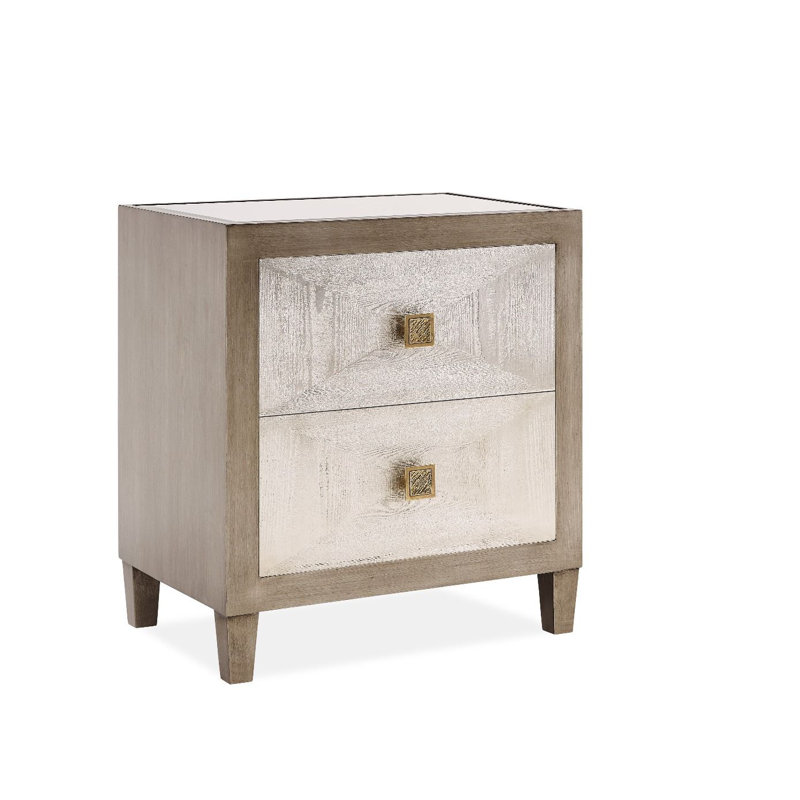 Greenberg Glass Top End Table