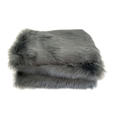 Premium Luxury Faux Sheepskin Fur Throw Blanket