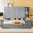 Twin Size Wooden Daybed With Three Drawers, And All-In-One Cabinet, Desk And Shelves-2030627716-2030627718