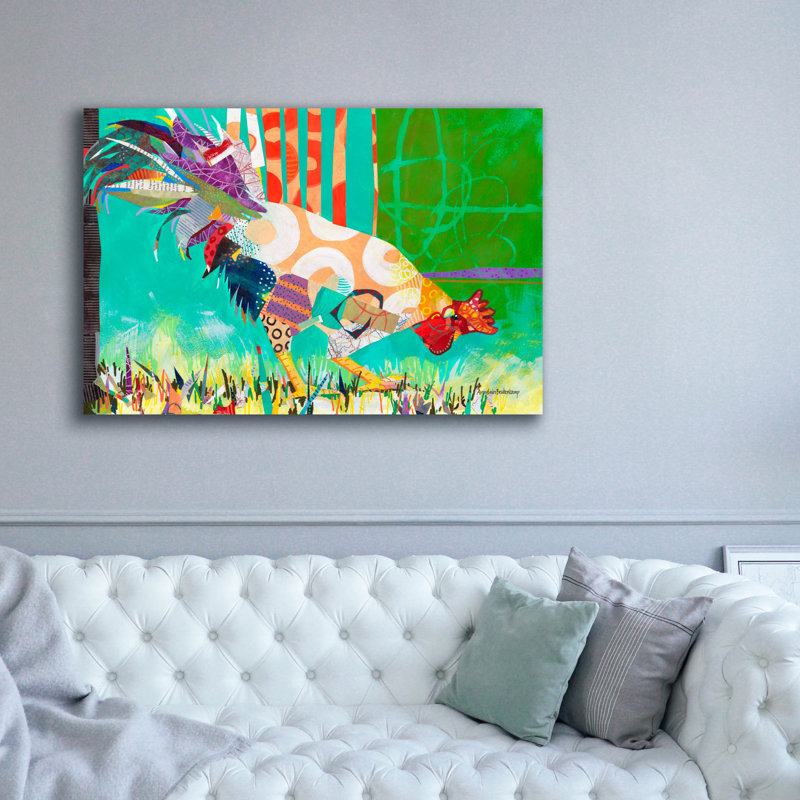 «August Flamboyance» par Augustel Beukenkamp, August Grove, H 40 po x l 60 po x P 1,5 po