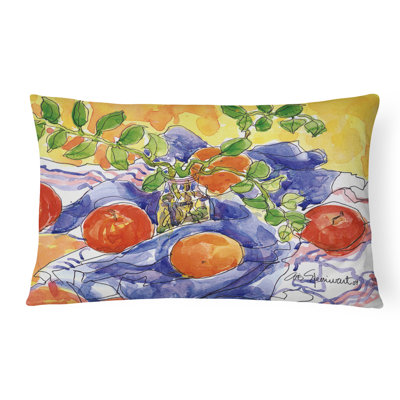 Outdoor Reversible Throw Pillow