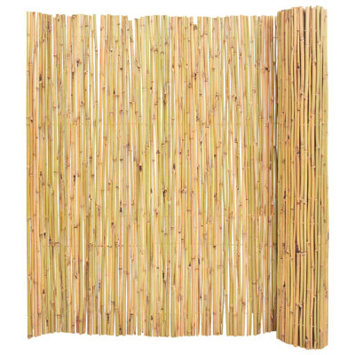 Boleyn 130cm H x 300cm W Natural Bamboo Yard/Privacy Fence